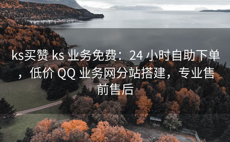 ks买赞 ks 业务免费：24 小时自助下单，低价 QQ 业务网分站搭建，专业售前售后