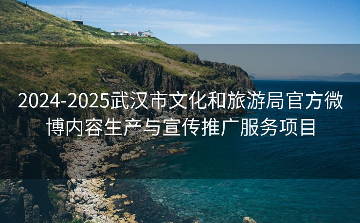 2024-2025武汉市文化和旅游局官方微博内容生产与宣传推广服务项目