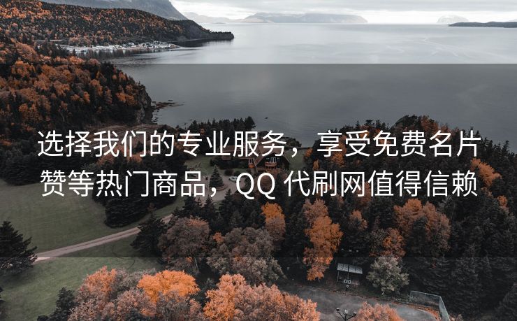 选择我们的专业服务，享受免费名片赞等热门商品，QQ 代刷网值得信赖