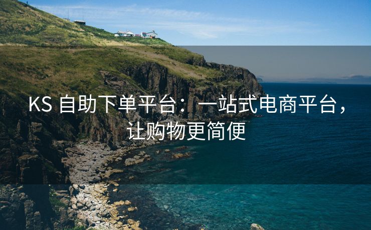 KS 自助下单平台：一站式电商平台，让购物更简便