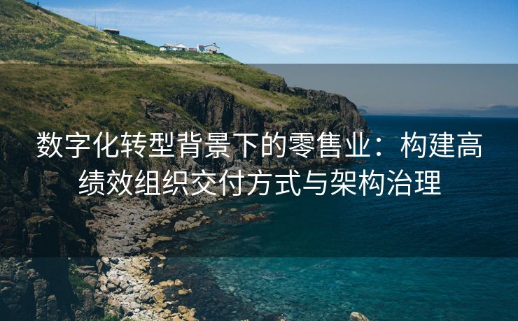 数字化转型背景下的零售业：构建高绩效组织交付方式与架构治理