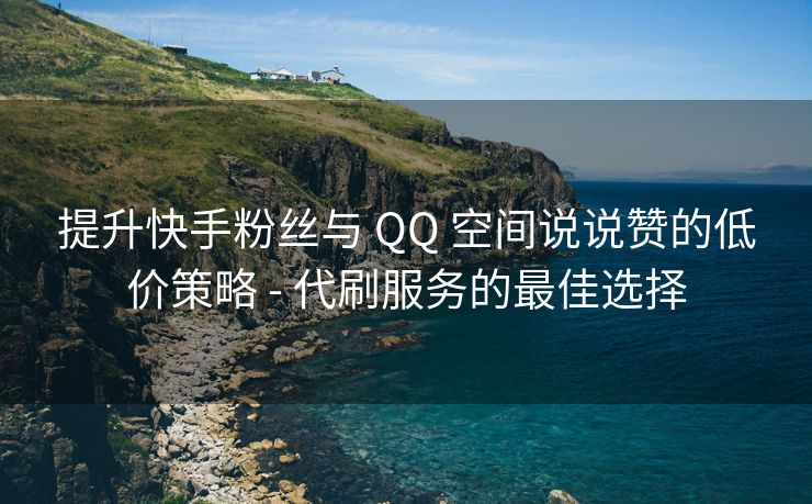 提升快手粉丝与 QQ 空间说说赞的低价策略 - 代刷服务的最佳选择