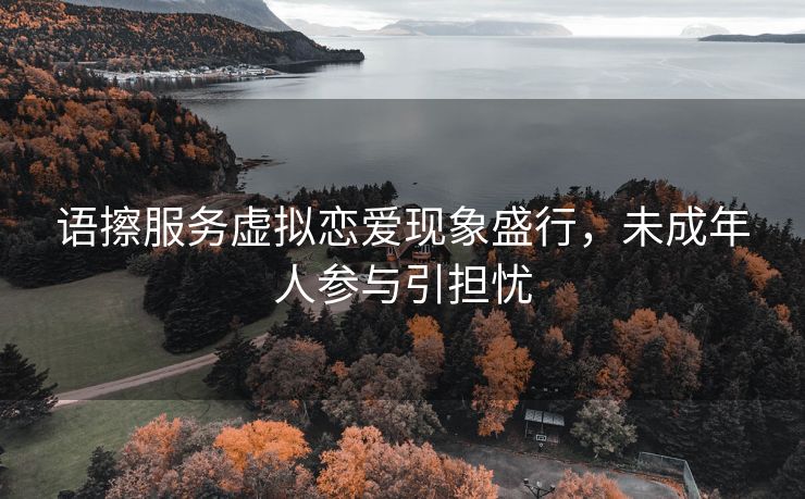 语擦服务虚拟恋爱现象盛行，未成年人参与引担忧