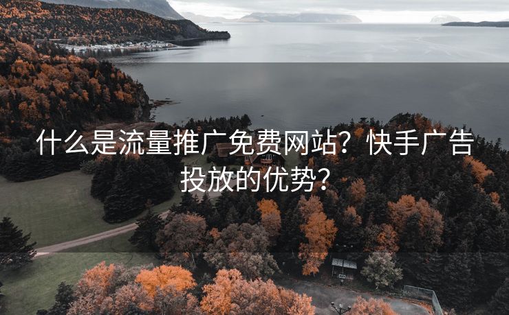 什么是流量推广免费网站？快手广告投放的优势？